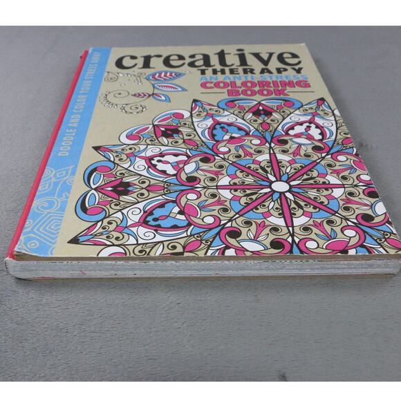 Creative Therapy Anti-Stress Coloring Book Adult Relaxation Mandala Art - Picture 2 of 9